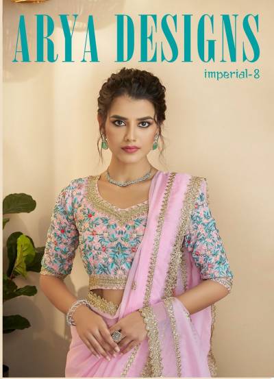 Imperial Vol 8 By Arya Designer Partywear Saree Collection